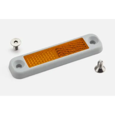 RECAMBIO BROMPTON REFLECTANTE PEDAL PLEGABLE - MK2 PLATA