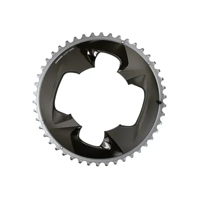 PLATO SRAM FORCE 46 DIENTES 107 BCD 2x12 VELOCIDADES GRIS POLAR/NEGRO CON PIN DE CADENA PLATO SRAM FORCE 46 DIENTES 107 BCD 2x12 VELOCIDADES GRIS POLAR/NEGRO CON PIN DE CADENA