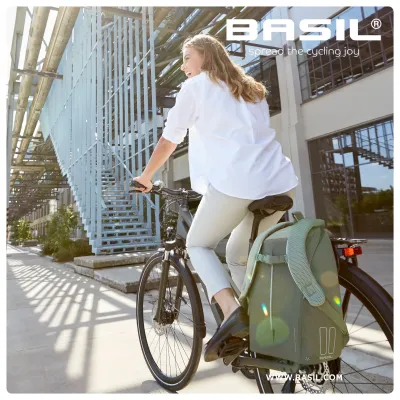 MOCHILA BASIL B-SAFE COMMUTER NORDLICHT 13 LITROS