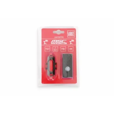 SET DE LUCES MSC LED DELANTERA 120 LUMENS + TRASERA 10 LUMENS SET DE LUCES MSC LED DELANTERA 120 LUMENS + TRASERA 10 LUMENS