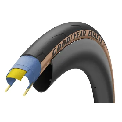CUBIERTA GOODYEAR EAGLE F1 700x28 PLEGABLE NEGRO/MARRON CUBIERTA GOODYEAR EAGLE F1 700x28 PLEGABLE NEGRO/MARRON