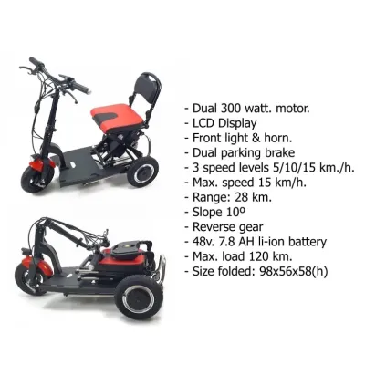 SCOOTER CICLOTEK FREEDOM X2 DUAL MOTOR 48V