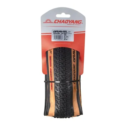 CUBIERTA CHAOYANG GRAVEL AT TLR 700x38C NEGRO/MARRON