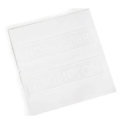PEGATINA CUADRO BROMPTON LOGO - BLANCO BRILLO PEGATINA CUADRO BROMPTON LOGO - BLANCO BRILLO
