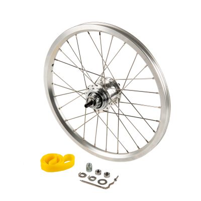RUEDA TRASERA BROMPTON 3V BWR PARA 6V (PLATA)