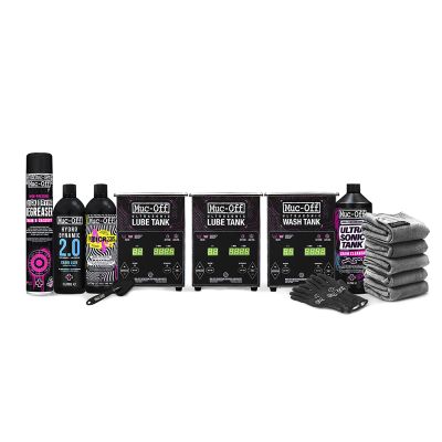 KIT LIMPIADOR/LUBRICADOR/OPTIMIZADOR DE CADENA MUC-OFF WASH TANK MEDIANTE ULTRASONIDOS KIT LIMPIADOR/LUBRICADOR/OPTIMIZADOR DE CADENA MUC-OFF WASH TANK MEDIANTE ULTRASONIDOS