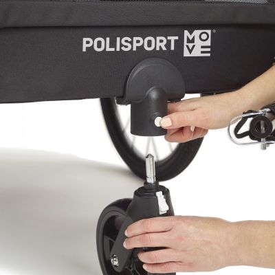 REMOLQUE POLISPORT COMPLETO (TRAILER + STROLLER)