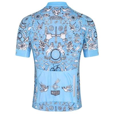 MAILLOT CYCOLOGY VELO TATTO AZUL MAILLOT CYCOLOGY VELO TATTO AZUL