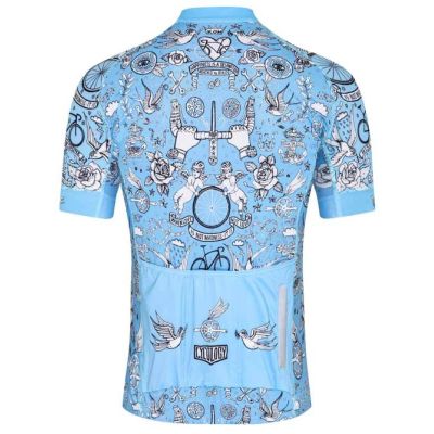 MAILLOT CYCOLOGY VELO TATTO AZUL