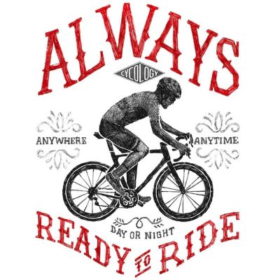 CAMISETA CYCOLOGY ALWAYS READY TO RIDE