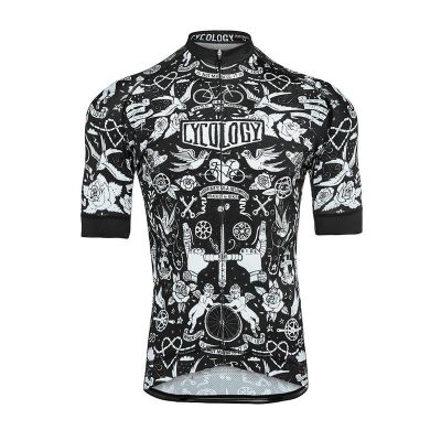 MAILLOT CYCOLOGY VELO TATTO NEGRO