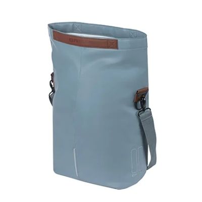  ALFORJA TRASERA BASIL CITY SHOPPER VEGAN LEATHER 14-16 LITROS