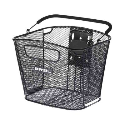 CESTA DELANTERA CON ASAS BASIL BREMEN KF NEGRO