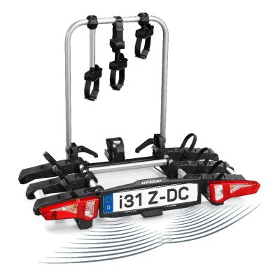 PORTABICICLETAS PLEGABLE UEBLER I31 Z CON CONTROL DE DISTANCIA PARA TRES BICICLETAS 60º
