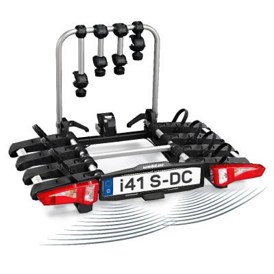 PORTABICICLETAS PLEGABLE UEBLER I41 S CON CONTROL DE DISTANCIA PARA 4 BICICLETAS 90º PORTABICICLETAS PLEGABLE UEBLER I41 S CON CONTROL DE DISTANCIA PARA 4 BICICLETAS 90º