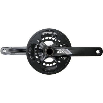  JUEGO DE BIELAS Y PLATOS SRAM GX 1000 BLACK GXP 10V.24x38D 170 mm ALU. NEG. SIN CAZOLETAS