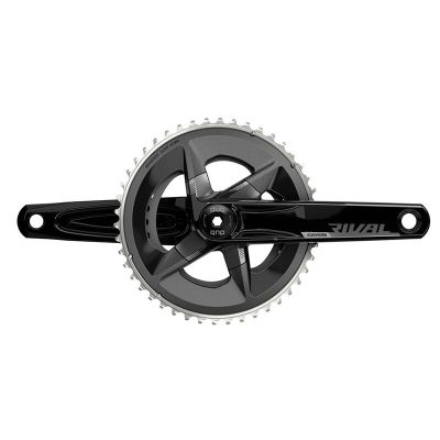JUEGO DE BIELAS Y PLATOS SRAM RIVAL D1 DUB 107 BCD 165 mm 48x35D 12V ALUMINIO NEGRO SIN CAZOLETAS JUEGO DE BIELAS Y PLATOS SRAM RIVAL D1 DUB 107 BCD 165 mm 48x35D 12V ALUMINIO NEGRO SIN CAZOLETAS
