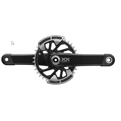 JUEGO DE BIELAS Y PLATOS SRAM XX EAGLE WIDE DUB DIRECT MOUNT 175 mm 32D 12V CARBONO NEGRO SIN CAZOLETAS