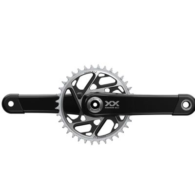 JUEGO DE BIELAS Y PLATOS SRAM XX SL EAGLE DUB Q168 DIRECT MOUNT 175 mm 34D 12V CARBONO NEGRO SIN CAZOLETAS JUEGO DE BIELAS Y PLATOS SRAM XX SL EAGLE DUB Q168 DIRECT MOUNT 175 mm 34D 12V CARBONO NEGRO SIN CAZOLETAS