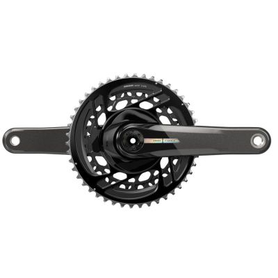 JUEGO BIELAS/PLATOS SRAM FORCE D2 DUB DIRECT MOUNT 170 mm 46x33D 12V CARBONO GRIS/IRIDISCENTE SIN CAZOLETAS