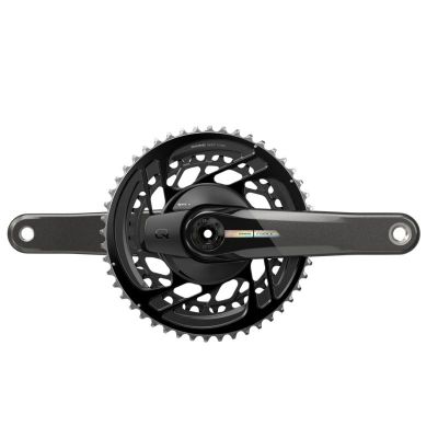 JUEGO BIELAS POTENCIOMETRO SRAM FORCE AXS D2 DUB DIRECT MOUNT 170 mm 50x37D 12V GRIS/IRIDISC SIN CAZOLETAS