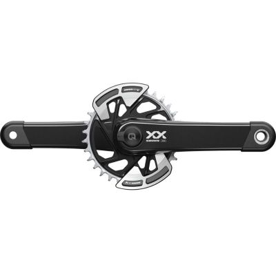 JUEGO DE BIELAS POTENCIOMETRO SRAM XX EAGLE WIDE DUB ROSCA 170 mm 32D CARBONO NEGRO SIN CAZOLETAS