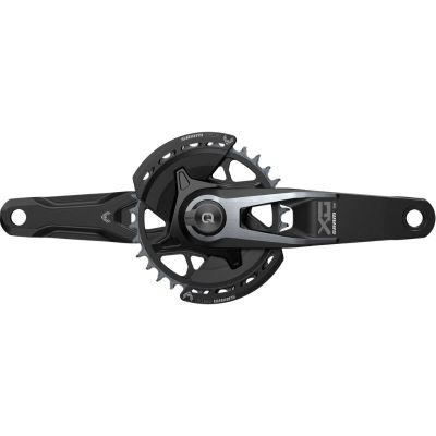 JUEGO DE BIELAS POTENCIOMETRO SRAM X0 EAGLE WIDE DUB DIRECT MOUNT 175 mm 32D ALUMINIO NEGROSIN CAZOLETAS