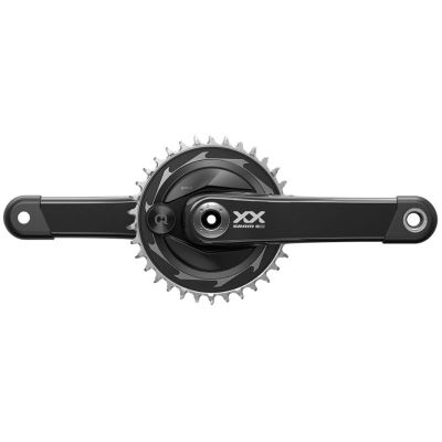  JUEGO DE BIELAS POTENCIOMETRO SRAM XX SL EAGLE DUB ROSCA Q168 165 mm 34D CARBONO NEGRO