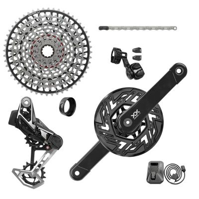 GRUPO ELECTRONICO SRAM XX T-TYPE EAGLE AXS E-MTB BROSE ISIS POD 165 mm 36D 1x12V (10-52)