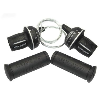 JUEGO DE MANDOS SRAM GRIP SHIFT 3.0 COMP 8V.1:1 MICRO FRONT NEGRO
