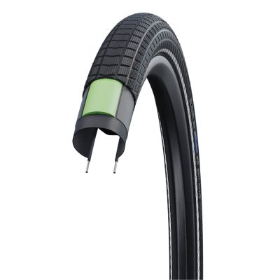 CUBIERTA SCHWALBE BIG BEN PLUS 24x2.15 DD G-GUARD HS439 SNAKESKIN PERFORMANCE ENDURANCE RIGIDA NEGRO REFLECTANTE