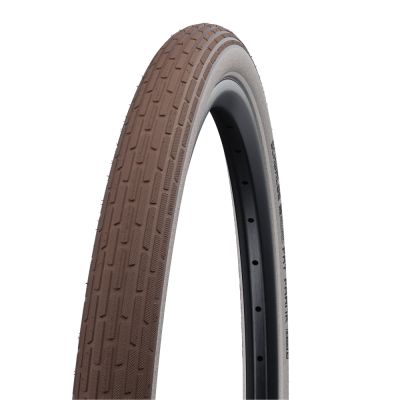 CUBIERTA SCHWALBE FAT FRANK 28x2.00 K-GUARD ACTIVELINE HS375 TWINSKIN RIGIDA MARRON/BLANCO REFLECT 