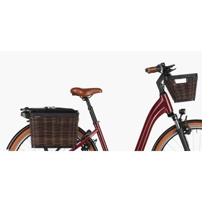 Opción cesta delantera y cestas portaequipajes