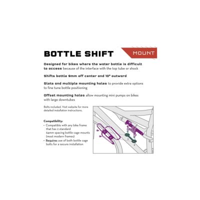 SOPORTE TREK WOLF TOOTH B-RAD BOTTLE SHIFT