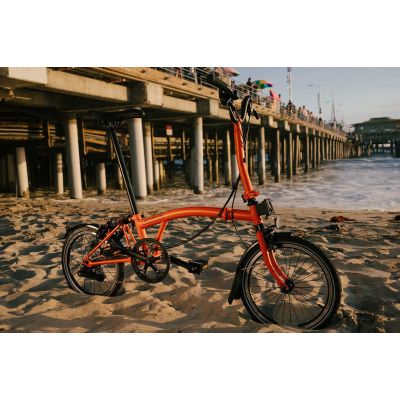 BROMPTON C LINE EXPLORE 6 VELOCIDADES SUNSET ORANGE