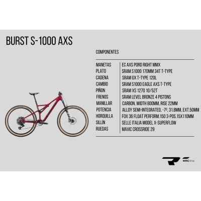 CONOR WRC BURST S1000 AXS 12S 29 