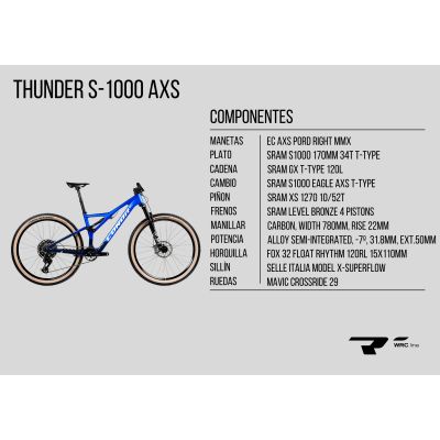 CONOR WRC THUNDER S1000 AXS 12S 29 (2024) CONOR WRC THUNDER S1000 AXS 12S 29 (2024)