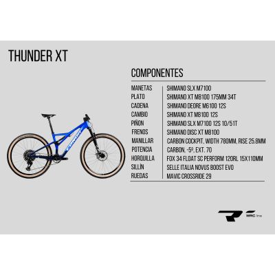 CONOR WRC THUNDER XT 12S 29 (2024) CONOR WRC THUNDER XT 12S 29 (2024)