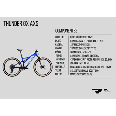 CONOR WRC THUNDER GX AXS 12S 29 (2024) CONOR WRC THUNDER GX AXS 12S 29 (2024)