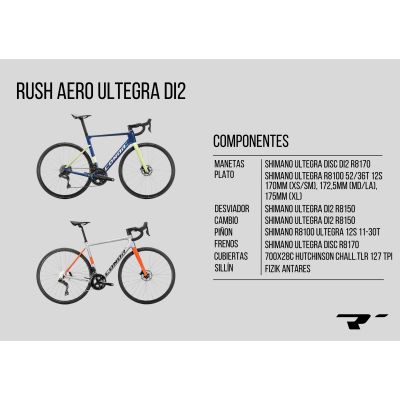 CONOR RUSH AERO ULTEGRA DI2 2X12S (2024) CONOR RUSH AERO ULTEGRA DI2 2X12S (2024)