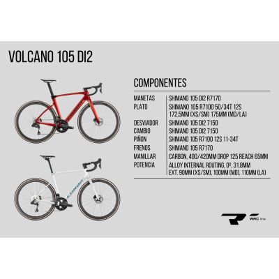 CONOR WRC VOLCANO 105 DI2 2X12S (2025) CONOR WRC VOLCANO 105 DI2 2X12S (2025)