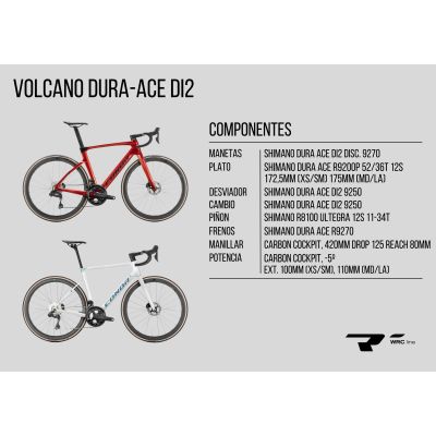 CONOR VOLCANO DURA ACE DI2 2X12S (2024) CONOR VOLCANO DURA ACE DI2 2X12S (2024)