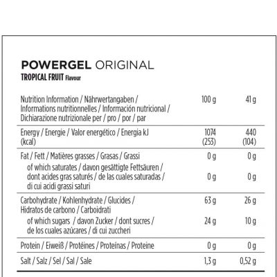 GEL POWERBAR POWERGEL ORIGINAL GEL POWERBAR POWERGEL ORIGINAL