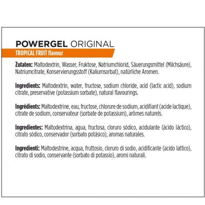 GEL POWERBAR POWERGEL ORIGINAL GEL POWERBAR POWERGEL ORIGINAL