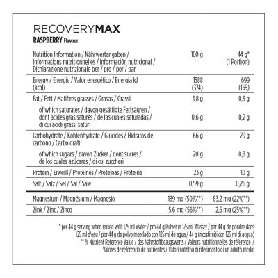 BOTE POWERBAR RECOVERY MAX 2.0 1144 G
