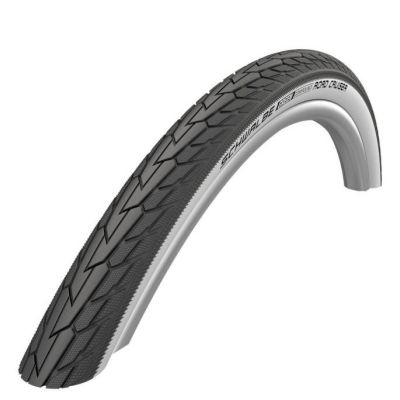 CUBIERTA SCHWALBE ROAD CRUISER 28x1.40/700x32C HS484 ACTIVE LINE K-GUARD GREEN COMPOUND RIGIDA NEGRO/BLANCO 