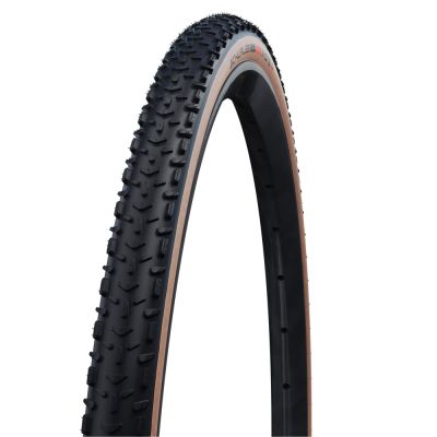 CUBIERTA SCHWALBE X-ONE R 28x1.30 700x33C SUPER RACE V-GUARD E-25 ADDIX RACE TLE PLEGABLE NEGRO/TRANSPARENTE