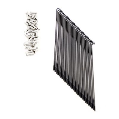 BROMPTON SET DE RADIOS DOUBLE BUTTED 14g - 130 mm UL12 BROMPTON SET DE RADIOS DOUBLE BUTTED 14g - 130 mm UL12
