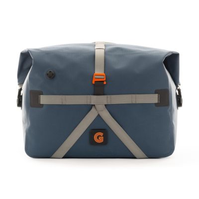 BROMPTON BOLSA BOROUGH WATERPROOF ROLL TOP LARGE NAVY/GREY