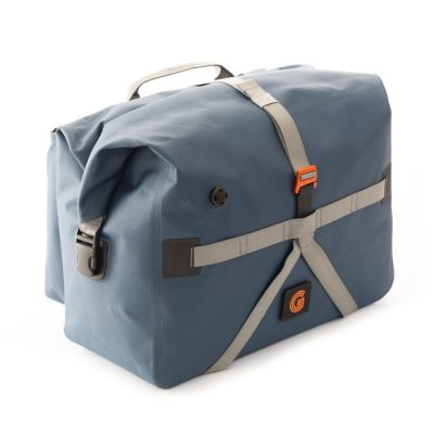 BROMPTON BOLSA BOROUGH WATERPROOF ROLL TOP LARGE NAVY/GREY